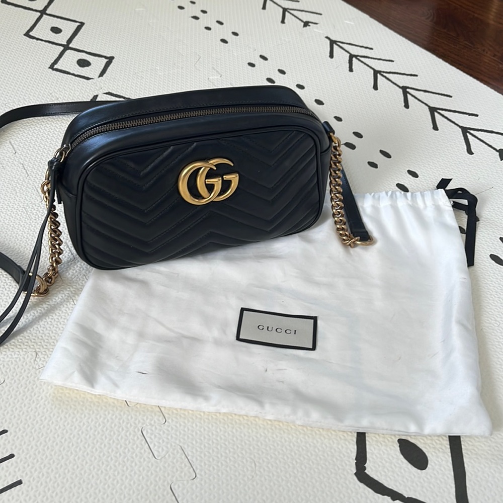Authentic Gucci Marmont crossbody bag
